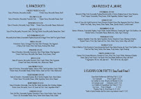 Menu du Delfino Goloso Street Food Made in Sud à Chiavari