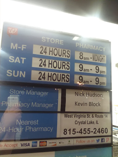 Drug Store «Walgreens», reviews and photos, 100 Randall Rd, Lake in the Hills, IL 60156, USA