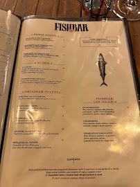 Restaurant Fishbar De Milan à Milan - menu / carte