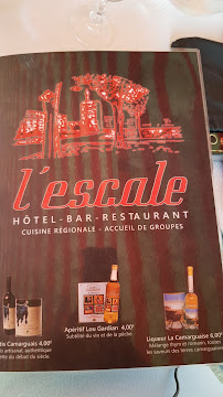 Restaurant Bar Restaurant L'Escale à Aigues-Mortes - menu / carte