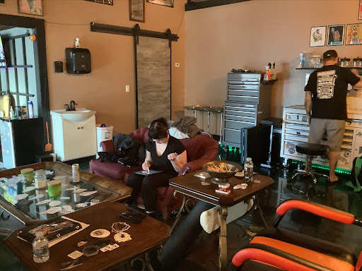 Explore skulls tattoo ideas, creative tattoo ideas in Mason City, available at Soulless Tattoo Collective