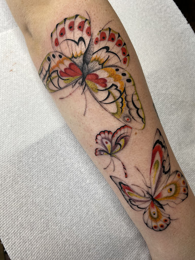 Explore solar system tattoo ideas, creative tattoo ideas in Providence, available at Fool Heart Tattoo
