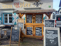 Restaurant allemand Restaurant Adler à Oberstaufen (le menu)