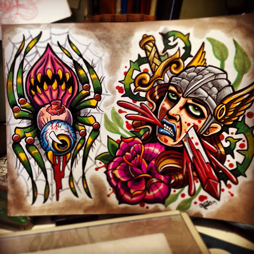 Explore simple hand tattoo ideas, creative tattoo ideas in Dekalb, available at Proton Tattoo