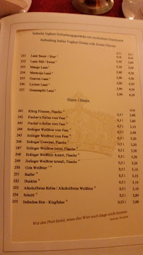 TAJ Indisches Restaurant - Erding à Erding menu