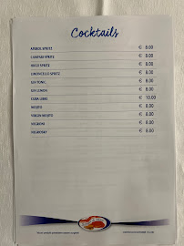 Restaurant de fruits de mer Sapore di Mare Rapallo à Rapallo (le menu)