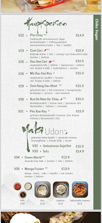 Menu / carte de Chiko Restaurant - Reutlingen à Reutlingen