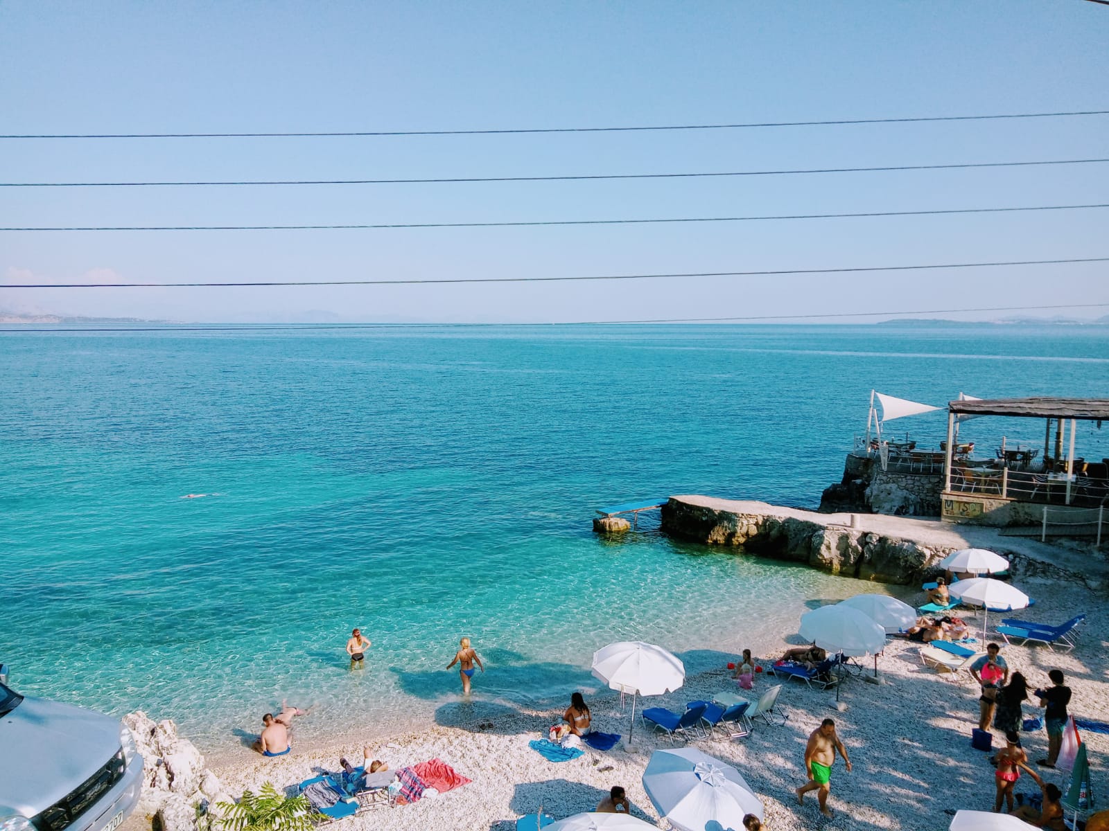 Foto di Spiaggia di Nissaki area del resort sulla spiaggia