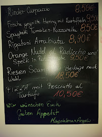 Carte du RISTORANTE Pizzeria Bistro La Sicilia à Mittenwald