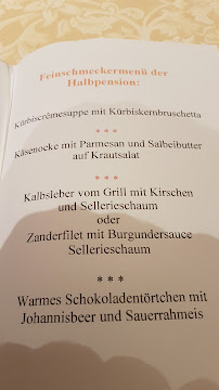 Menu du Restaurant Kirchsteiger à Völlan