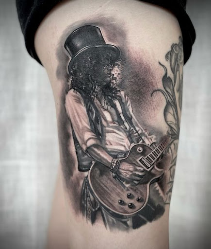 Explore fall leaf tattoo ideas, creative tattoo ideas in Brainerd, available at One Life Tattoo Studio