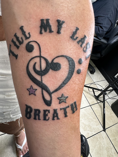 Explore frame tattoo ideas, creative tattoo ideas in Myrtle Beach, available at Aces High Tattoo