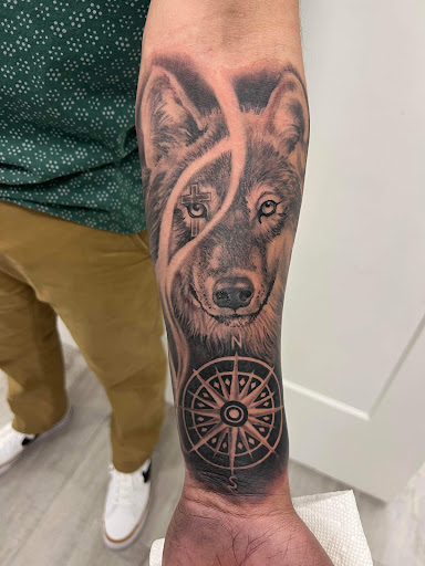 Explore gangsta tattoo ideas, creative tattoo ideas in Concord, available at The Lost Sheep Tattoo