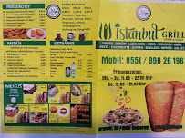 Menu / carte de Istanbul Grill à Göttingen