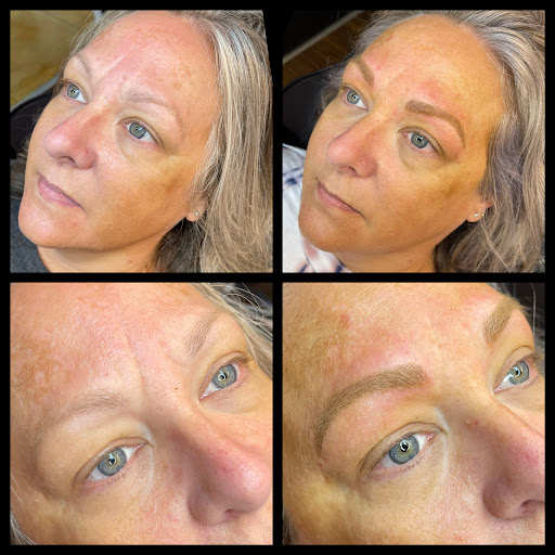 Explore american traditional chest tattoo ideas, creative tattoo ideas in Peoria Heights, available at BeautiFULL Brows By Jen Microblading - Permanent Makeup Wild Honey Beauty Studio