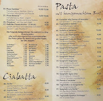 Carte du Pizzeria Sicilia à Cloppenburg