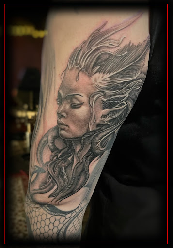 Explore monkey tattoo ideas, creative tattoo ideas in Columbus, available at Eternal Tattoo & Body Piercing - Columbus