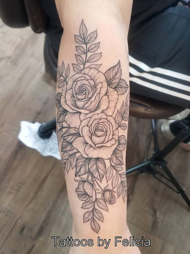 Explore glow in the dark tattoo ideas, creative tattoo ideas in Fort Myers, available at Tiger Lotus Tattoo and Piercing