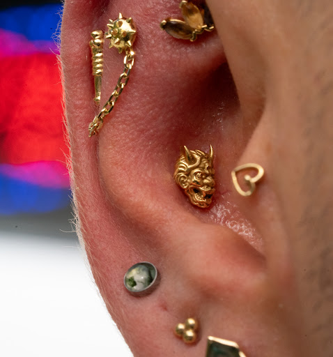 Explore groin tattoo ideas, creative tattoo ideas in Roanoke, available at Clove Piercing & Fine Jewelry