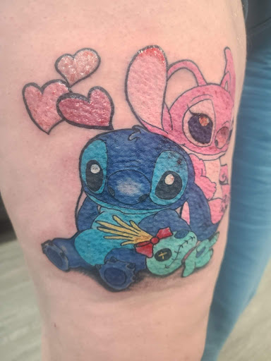 Explore blessed tattoo ideas for females, creative tattoo ideas in Spokane, available at Platinum Rose Tattoo Studio