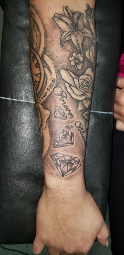 Explore cyberpunk 2077 tattoo ideas, creative tattoo ideas in Huntsville, available at Kreations Tattoos & Body Piercing