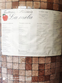 Trattoria Pizzeria La Mela à Bologna menu