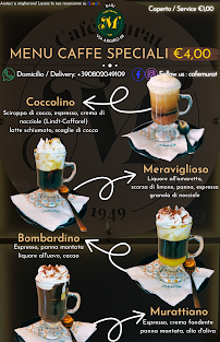 Café spécialisé dans les boissons expresso Café Murat à Bari (le menu)