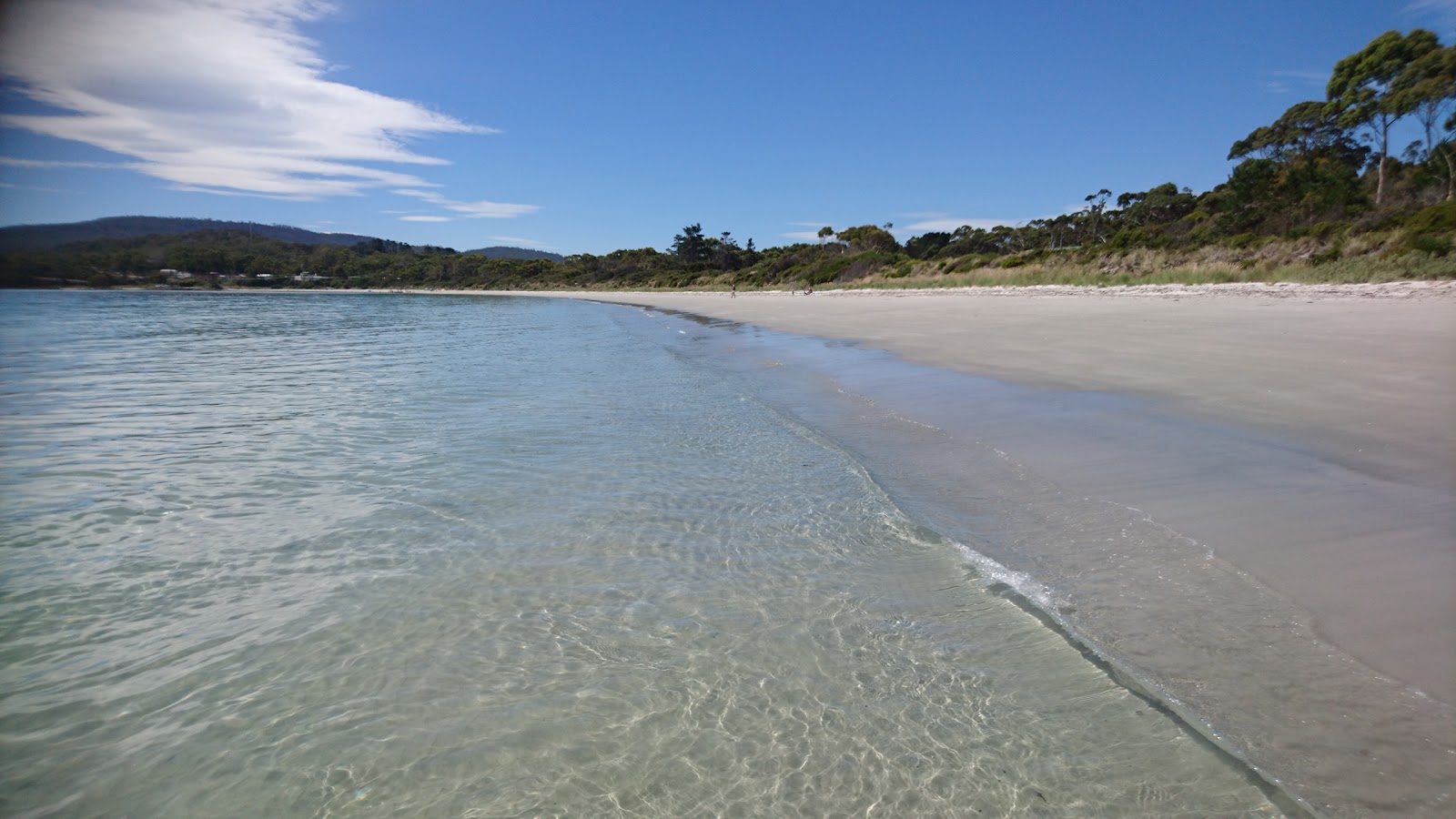 Fotografie cu White Beach cu long bay