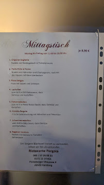 Ristorante Pergola Eidelstedt à Hamburg menu