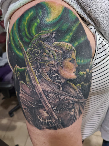 Explore desert tattoo ideas, creative tattoo ideas in Omaha, available at LeVeL UP Tattoo