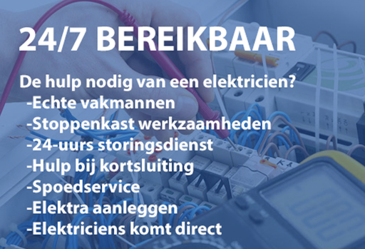 Elektricien Amsterdam 24/7