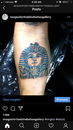 Tattoo Shop «Images for the Blind Tattoo Gallery», reviews and photos, 511 Champion Dr, Canton, NC 28716, USA