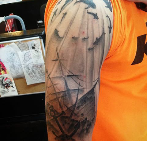 Explore grandkids tattoos ideas, creative tattoo ideas in San Diego, available at Sideshow Tattoo and Piercing