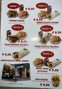 Carte du Bedirhan Kebab à Trieste