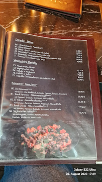 Menu du Antep Restaurant à Ludwigsburg