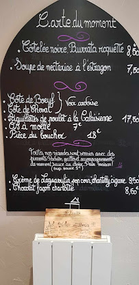 Côte à Côte à Calais menu