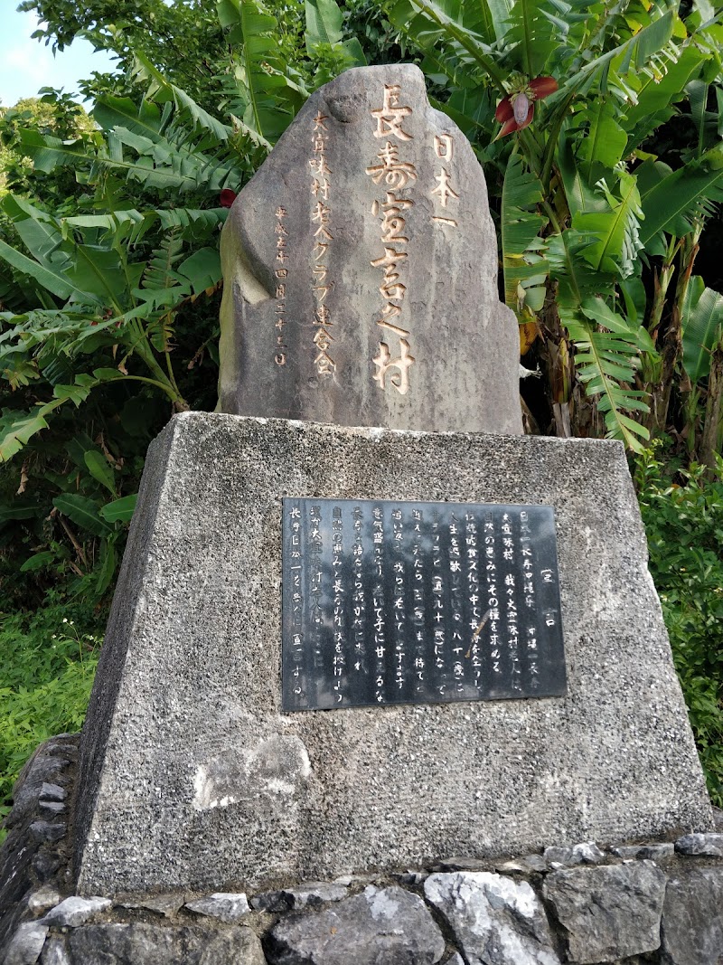 Ogimi Declaration of Longevity Stone Monument