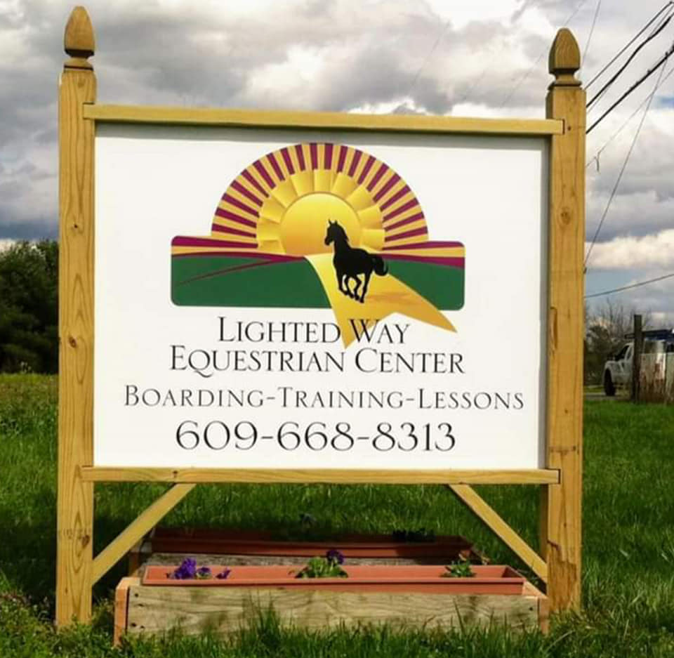 Lighted way Equestrian Center
