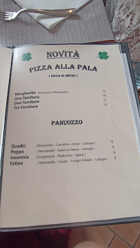 Ristorante Il Quadrifoglio à Gradara menu