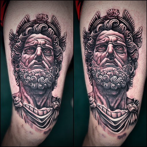 Explore skeleton hand tattoo ideas, creative tattoo ideas in Wahiawa, available at American Made Tattoo