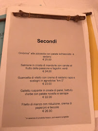 Scrigno del Duomo à Trento menu