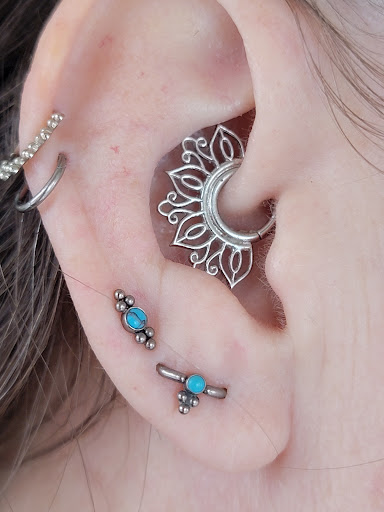 Explore tattoo ideas on leg for men, creative tattoo ideas in Santa Clara, available at Vamp Body Art piercings and tattoo studio