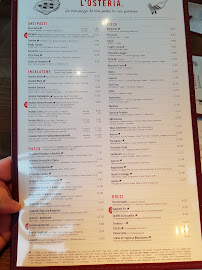 L'Osteria Düsseldorf Theodorstraße à Düsseldorf menu