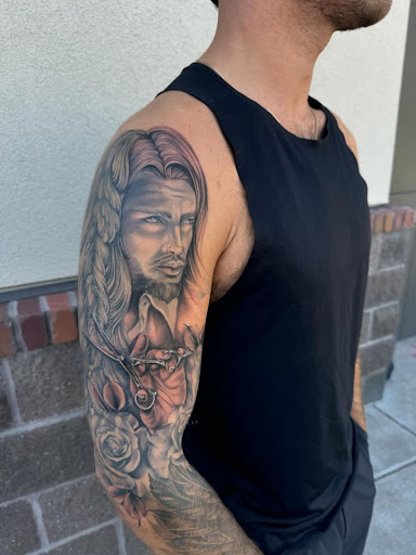 Explore tattoo ideas pocket watch, creative tattoo ideas in Redmond, available at Four Flames Tattoo Studio