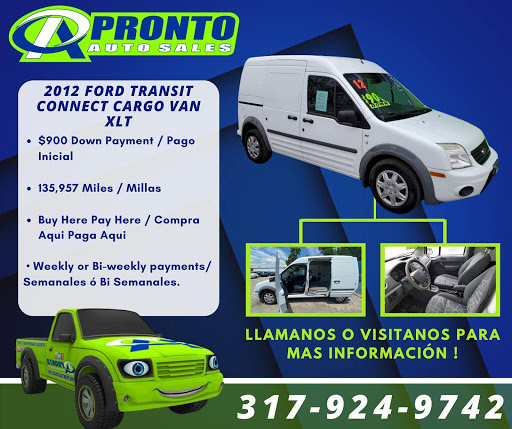 Used Car Dealer «Pronto Auto Sales», reviews and photos, 2545 Lafayette Rd, Indianapolis, IN 46222, USA