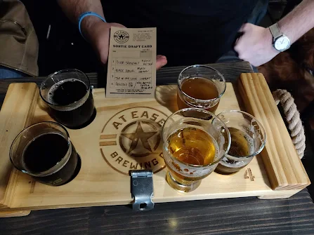 Craft beer at a brewery in Sacramento California