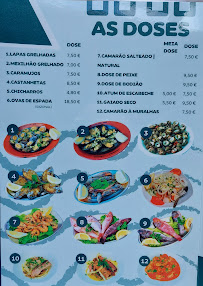Menu du Muralha's Bar à Caniçal