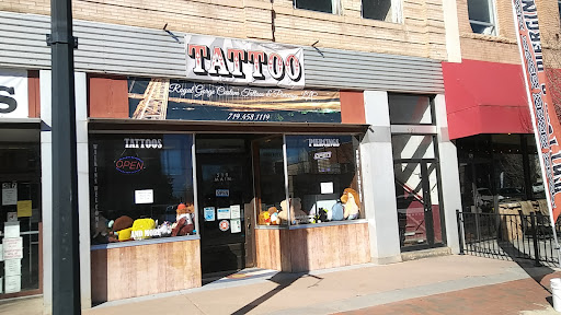 Explore grandfather clock tattoo ideas, creative tattoo ideas in Canon City, available at Royal Gorge Custom Tattoos & Piercings LLC