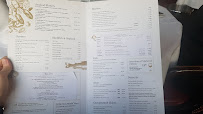 Le Congrès Maillot à Paris menu