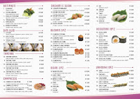 Carte du sushi take away à Merano